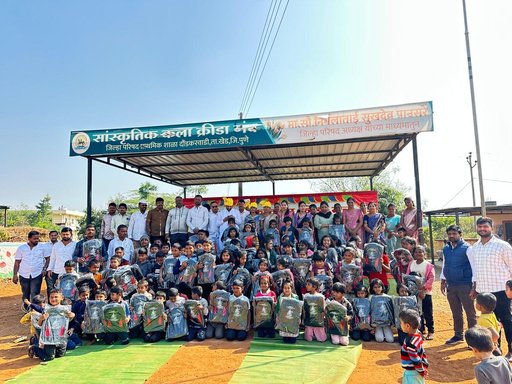 School bag distribution